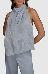 Donna Karan New York Crinkle Top
