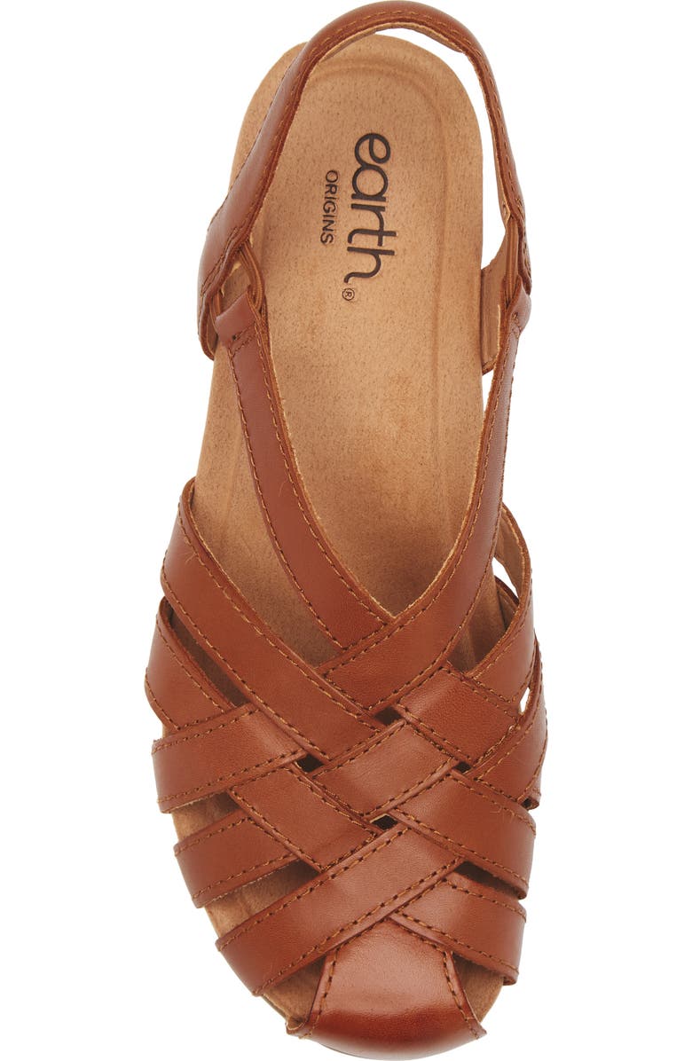 Earth<sup>®</sup> Berri Slingback Sandal, Alternate, color, Brown