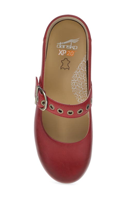 Dansko Xp 2.0 Mary Jane Clog In Red