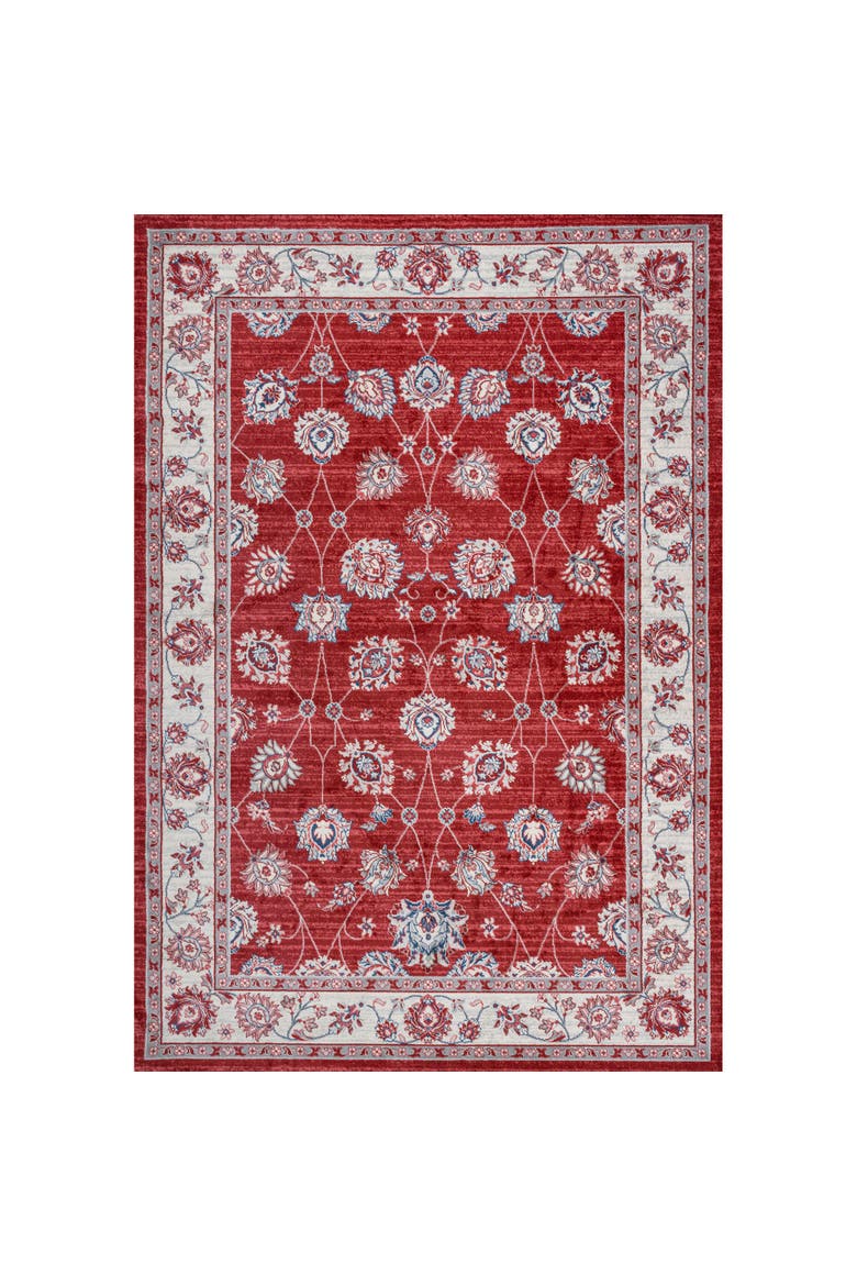 Modern Persian Vintage Moroccan Traditional Area Rug, Main, color, Red/Ivory