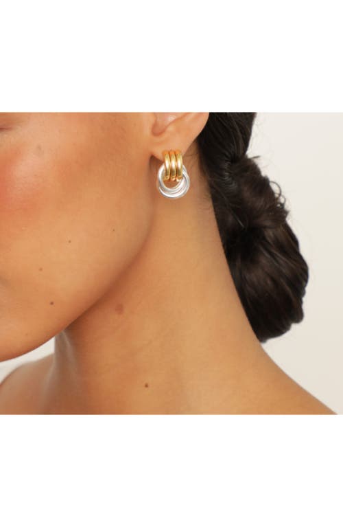 Heaven Mayhem Baby Knot Earrings In Metallic