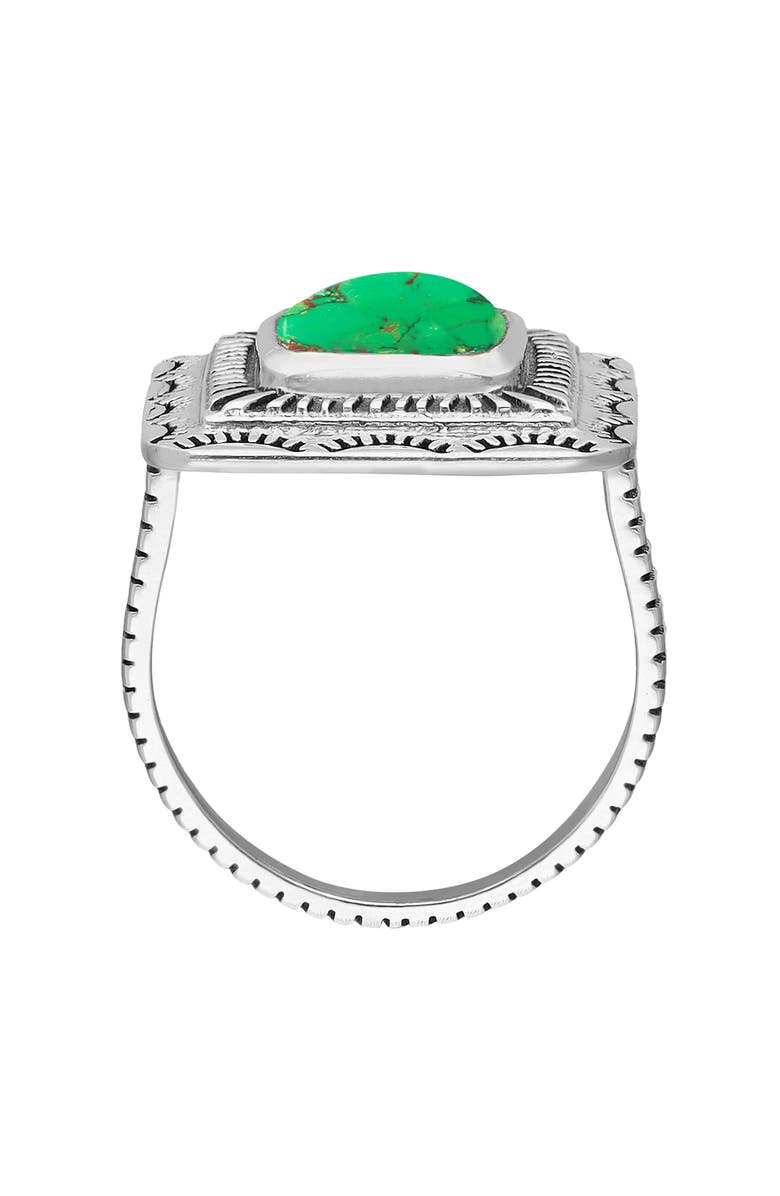 YS GEMS Green Mohave Turquoise Ring, Alternate, color, Green