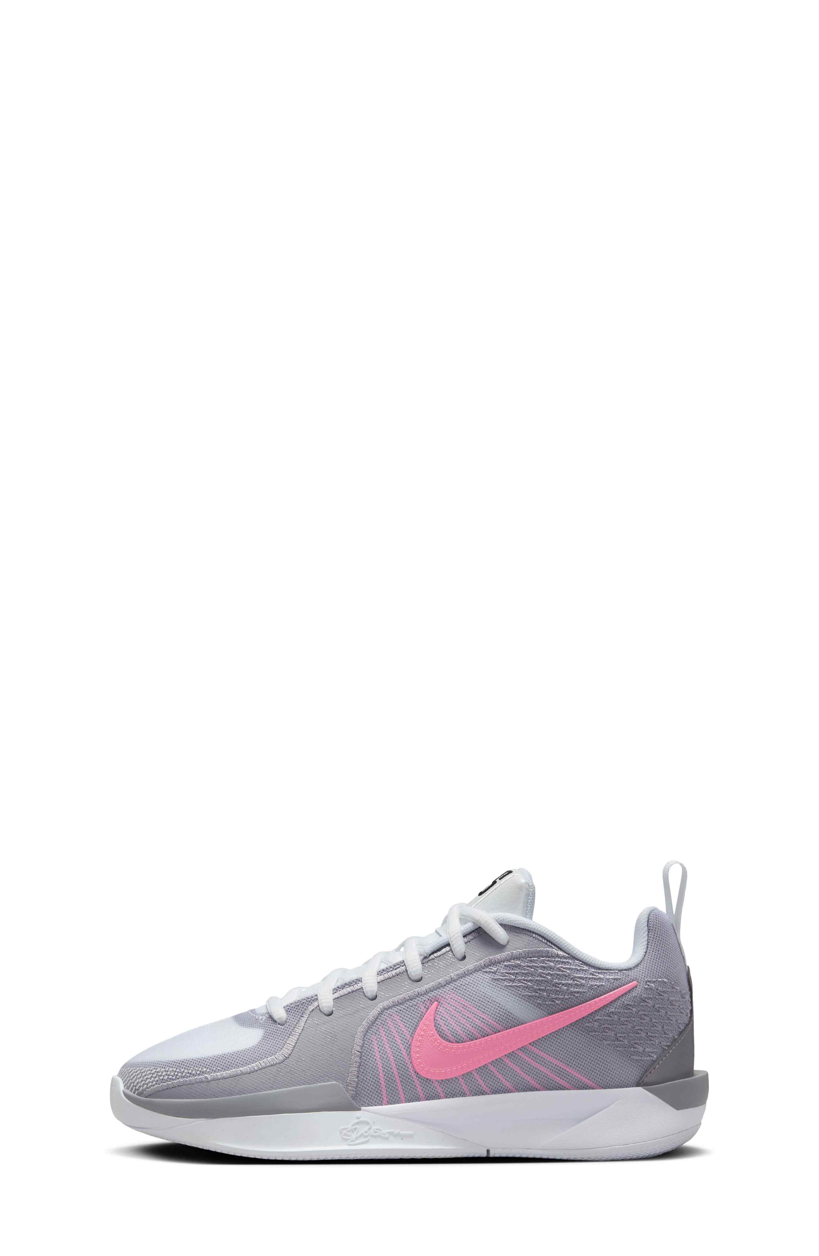 Sabrina 2 Basketball Shoe, Alternate, color, WHITE/ GREY/ BLACK/ PINK