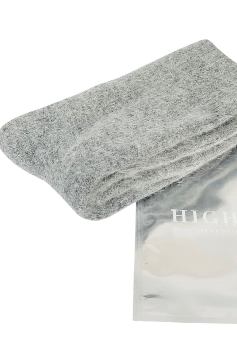 HIGH HEEL JUNGLE Cashmere Blend Cloud Socks, Alternate, color, Grey