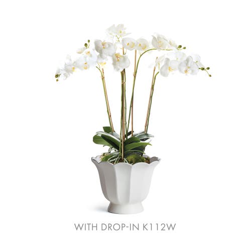 Napa Home & Garden Mirabelle Fluted Cachepot Large In White