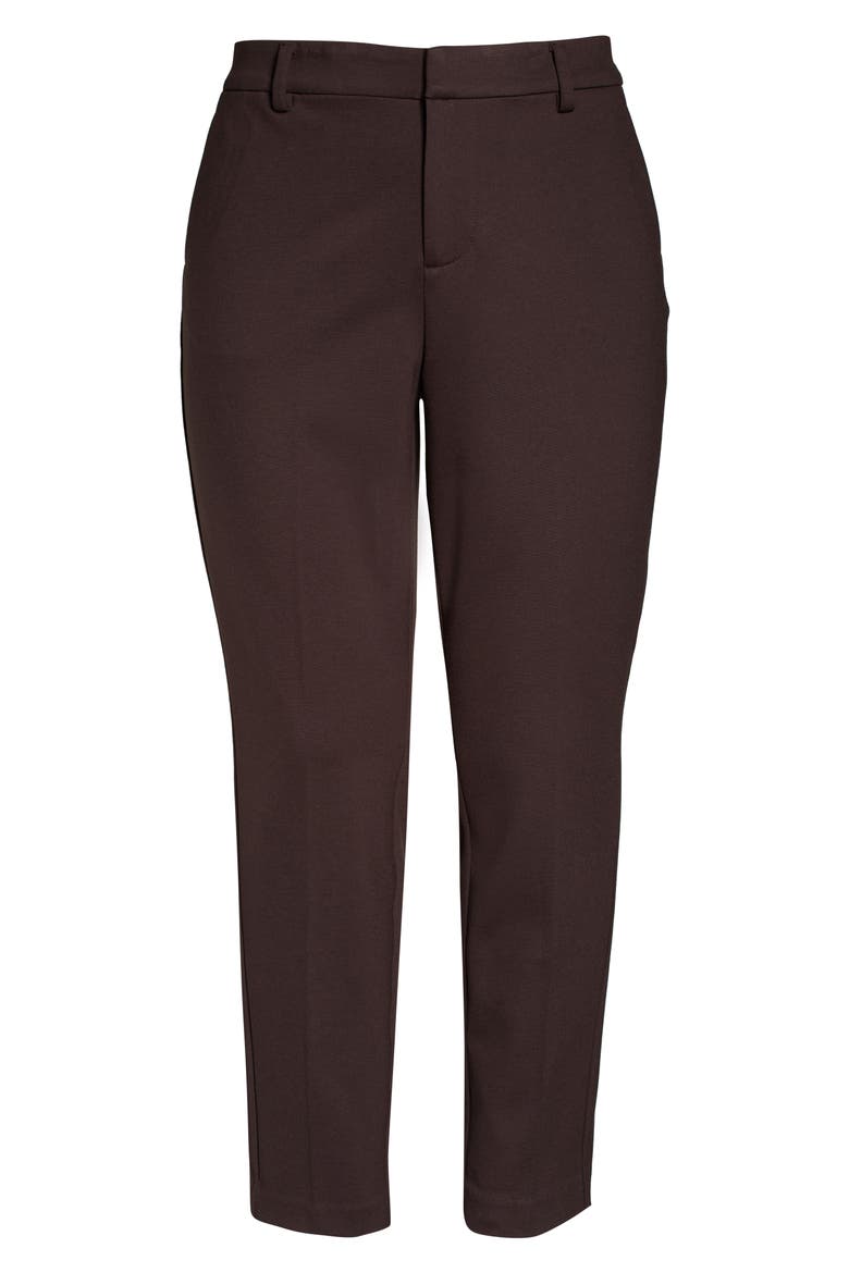 Liverpool Kelsey Ponte Knit Trousers, Alternate, color, JAVA