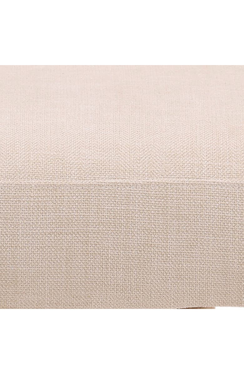 Dovetail Furniture Giselle Upholstered Dining Chair with Wood Frame, Alternate, color, Cream