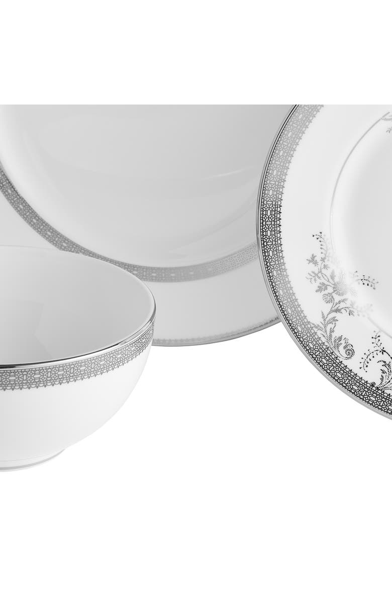 Vera Wang Lace Bone China 3-Piece Dinnerware Set, Alternate, color, Platinum