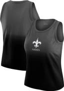 WEAR by Erin Andrews Women's WEAR by Erin Andrews x Gracie Hunt Black New Orleans Saints Ombre Tank Top