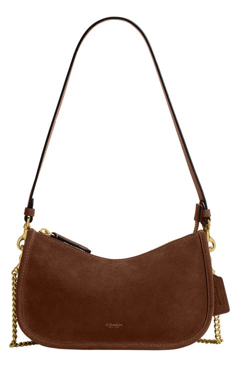 Waverly Suede Shoulder Bag