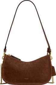 COACH Waverly Suede Shoulder Bag
