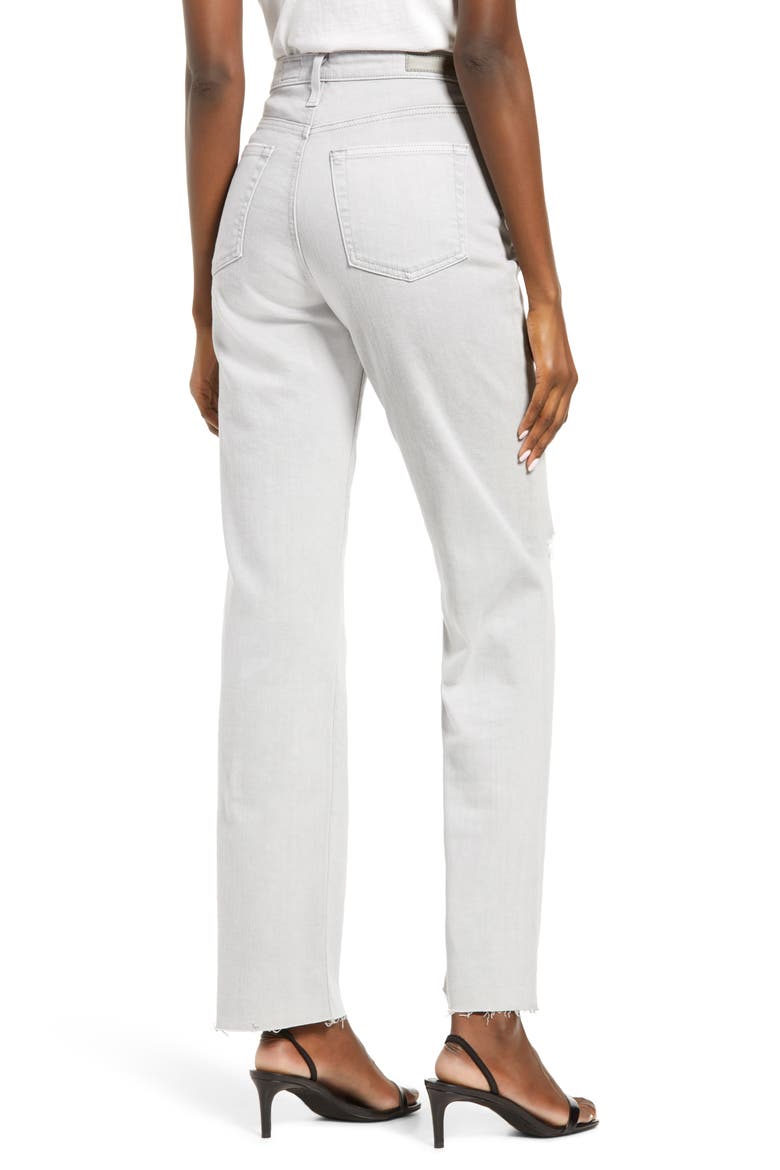 Alexxis High Waist Straight Leg Jeans, Alternate, color, EARTH PIGMENT L