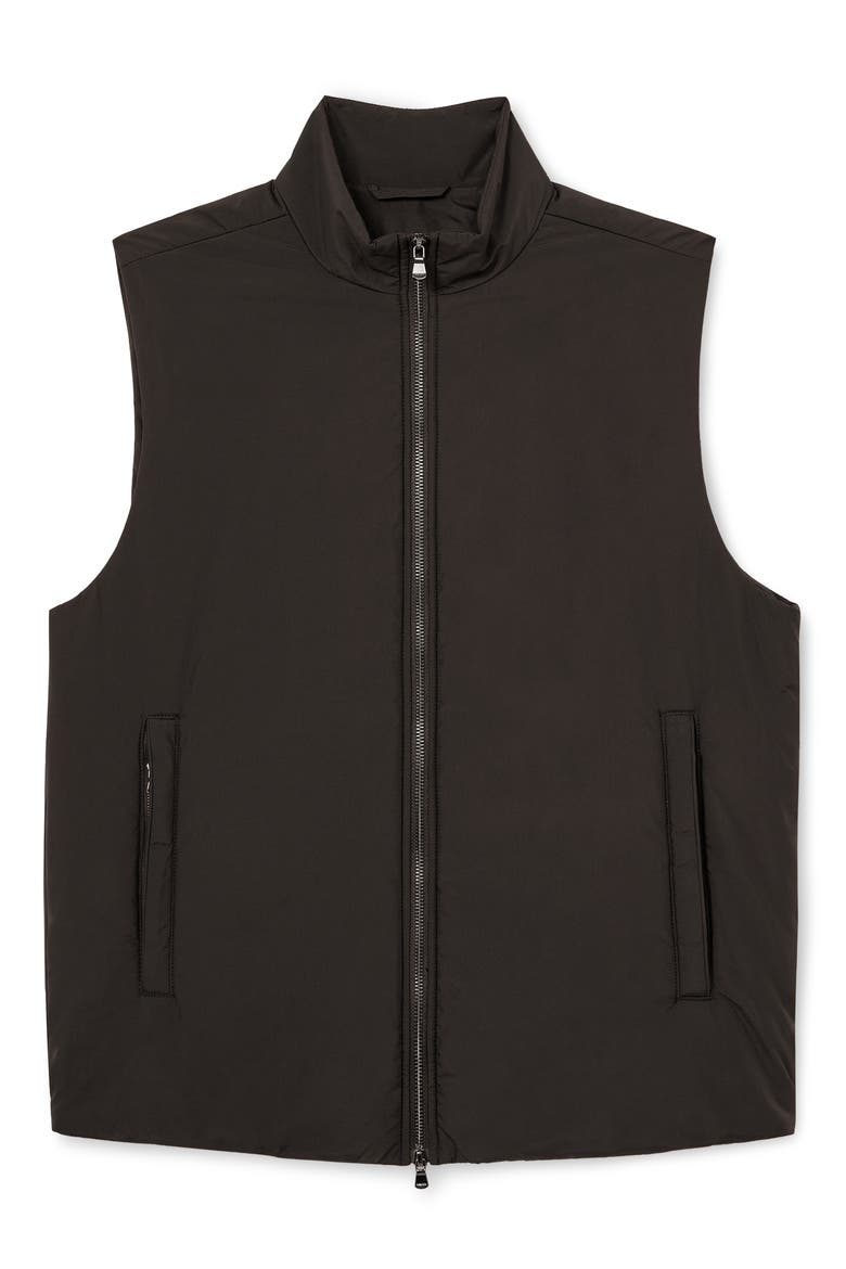 Axel Padded Vest, Alternate, color, DARK BROWN