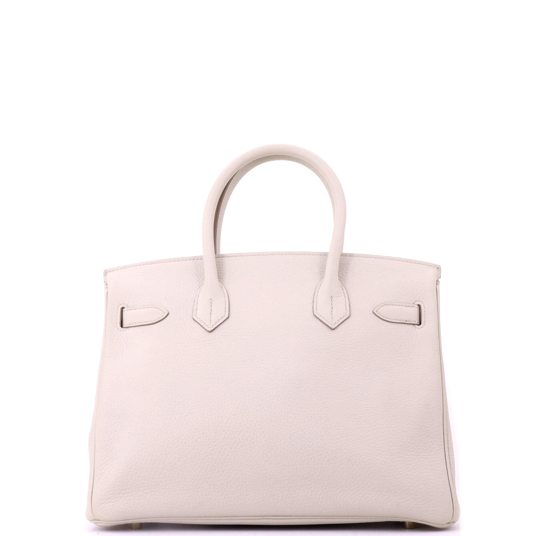 Pre-Owned Hermes Birkin Handbag Light Togo with Gold Hardware 30, Alternate, color, Beton