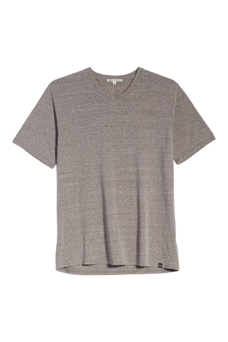 Slim Fit V-Neck T-Shirt, Alternate, color, HEATHER GREY