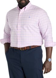 Brooks Brothers Big & Tall Non-Iron Multi Check Oxford Sport Shirt
