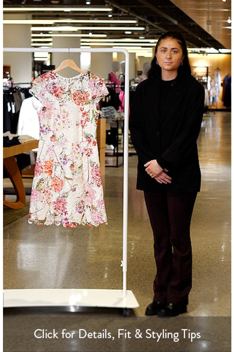 Floral Lace Sheath Dress video