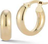 Ember Fine Jewelry Small Bold Huggie Hoop Earrings