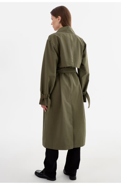 Lamarque Colette | Oversized Trench Coat In Green