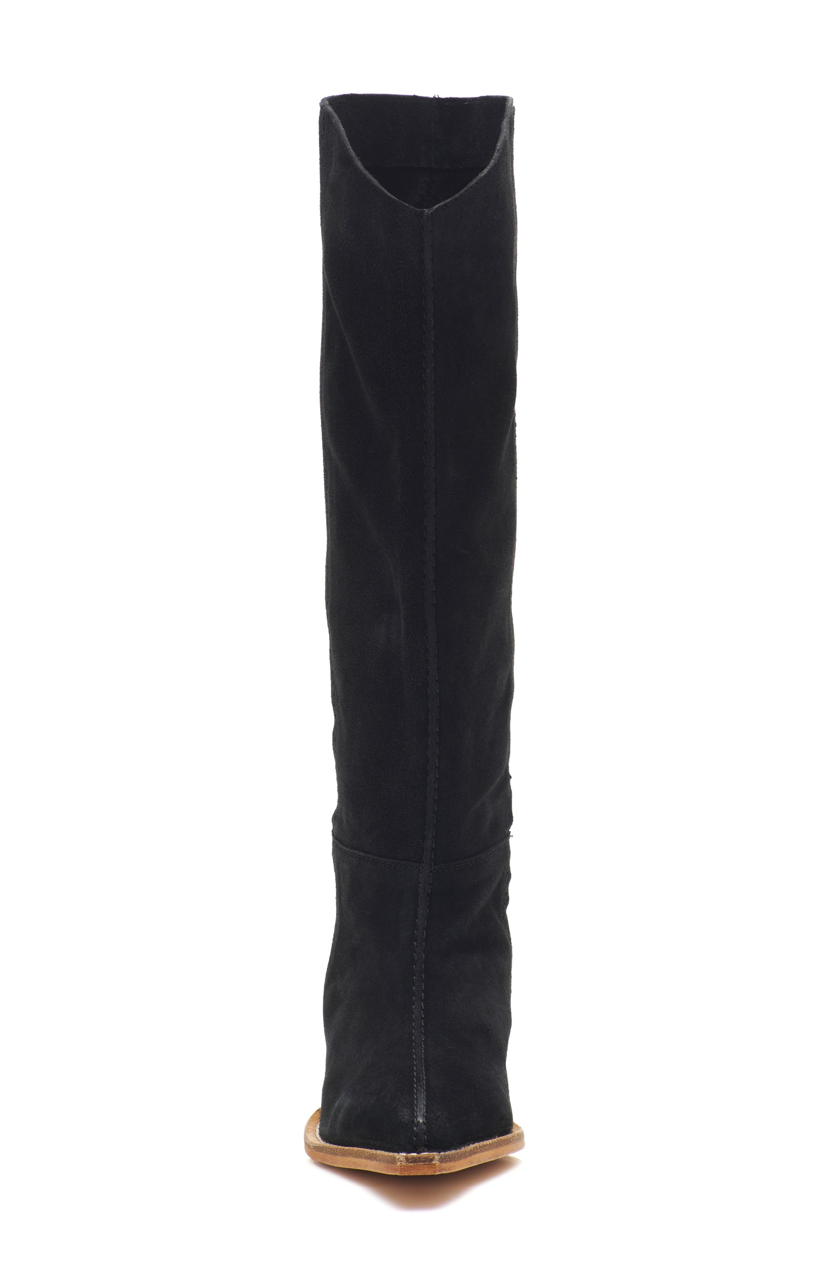Free People Sway Knee High Boot, Alternate, color, Black