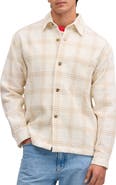 NN07 Adwin 50059 Plaid Recycled Cotton Blend Shirt Jacket