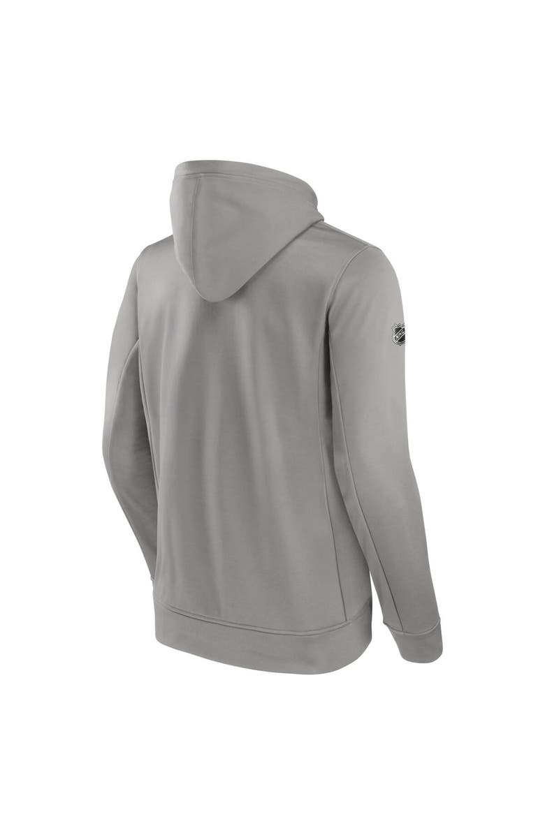 FANATICS Men's Fanatics Branded  Gray Los Angeles Kings Authentic Pro Pullover Hoodie, Alternate, color, 