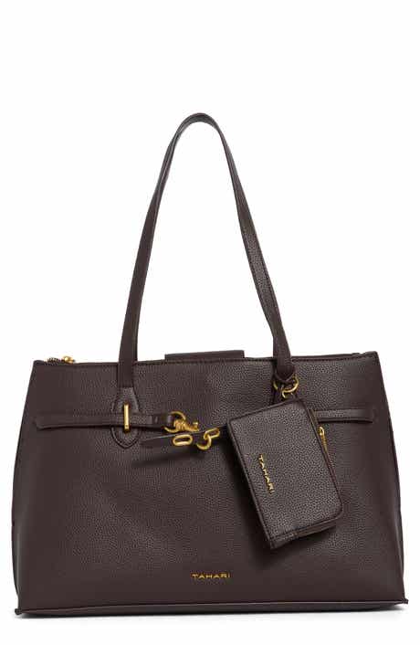 Ginny Faux Leather Tote