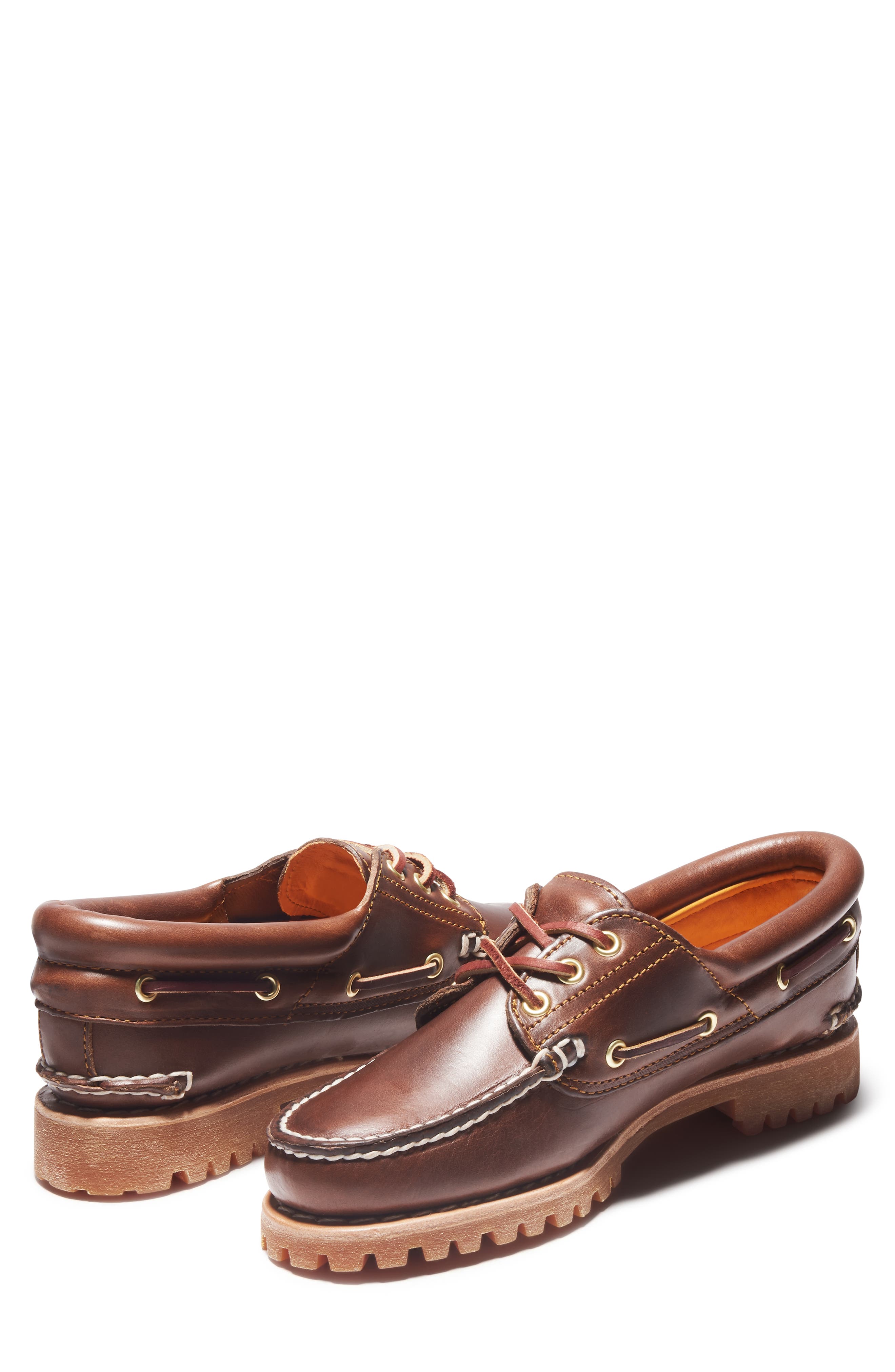 Timberland 'Noreen' Boat Shoe, Alternate, color, Brown Leather
