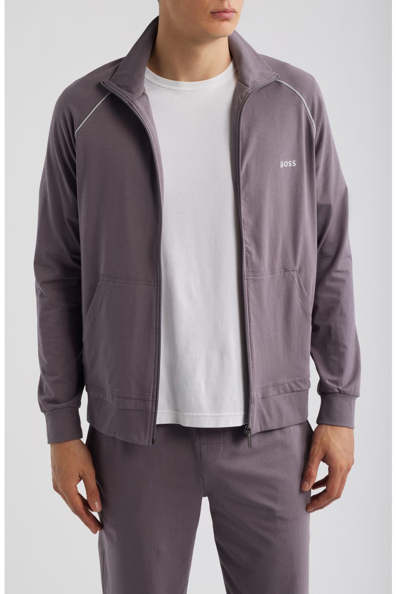 Mix Match Zip Jacket, Main, color, MEDIUM PURPLE
