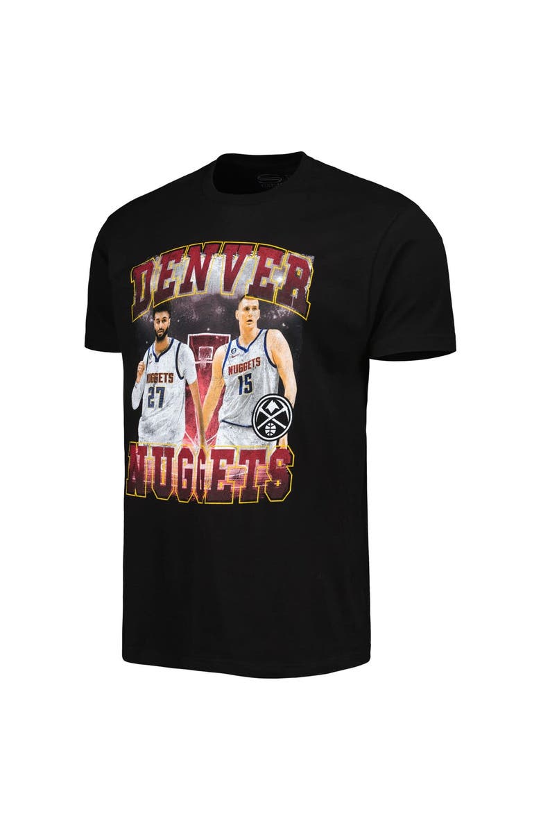 Stadium Essentials Unisex Stadium Essentials Nikola Jokic & Jamal Murray Black Denver Nuggets Player Duo T-Shirt, Alternate, color, Black