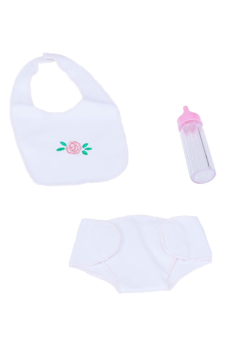 Teamson Kids Olivia's Little World Aurora Doll Changing Table/Bed Set, Alternate, color, Pink