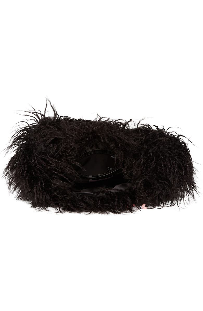 Martine Rose Hairy Charm Pull Bag, Alternate, color,