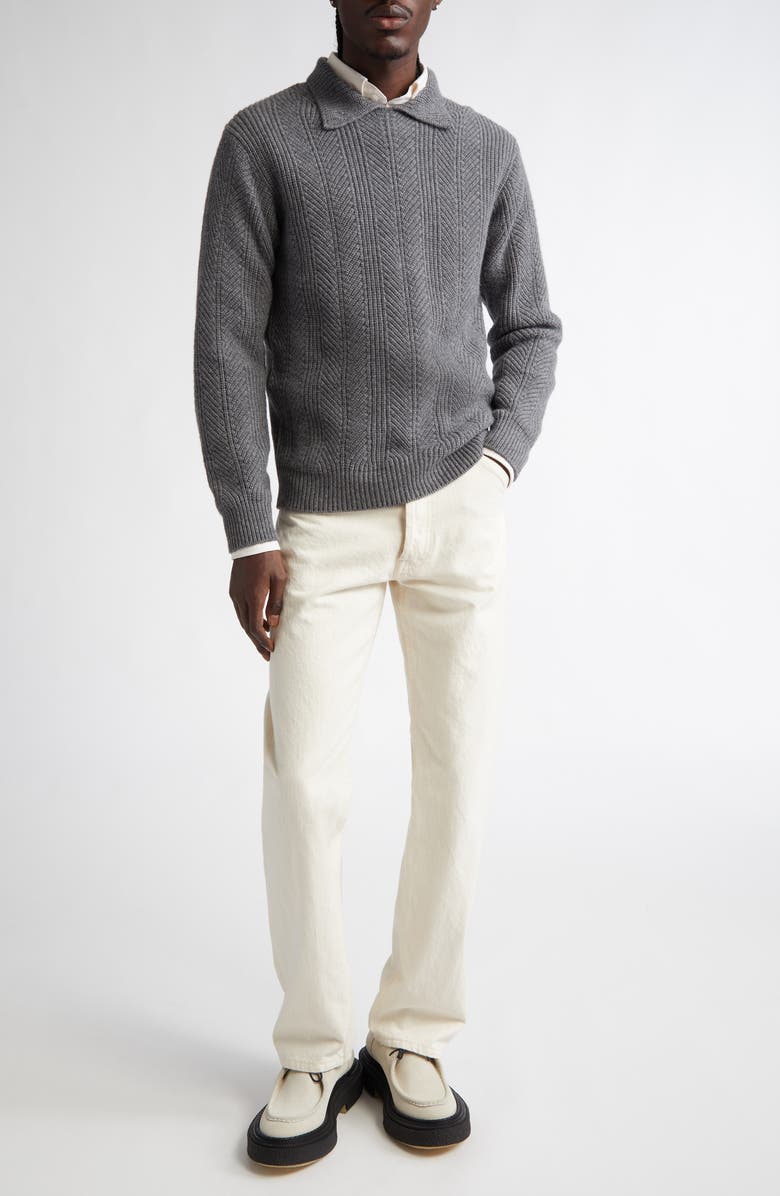 Drake's Selvedge Denim Straight Leg Jeans, Alternate, color, 