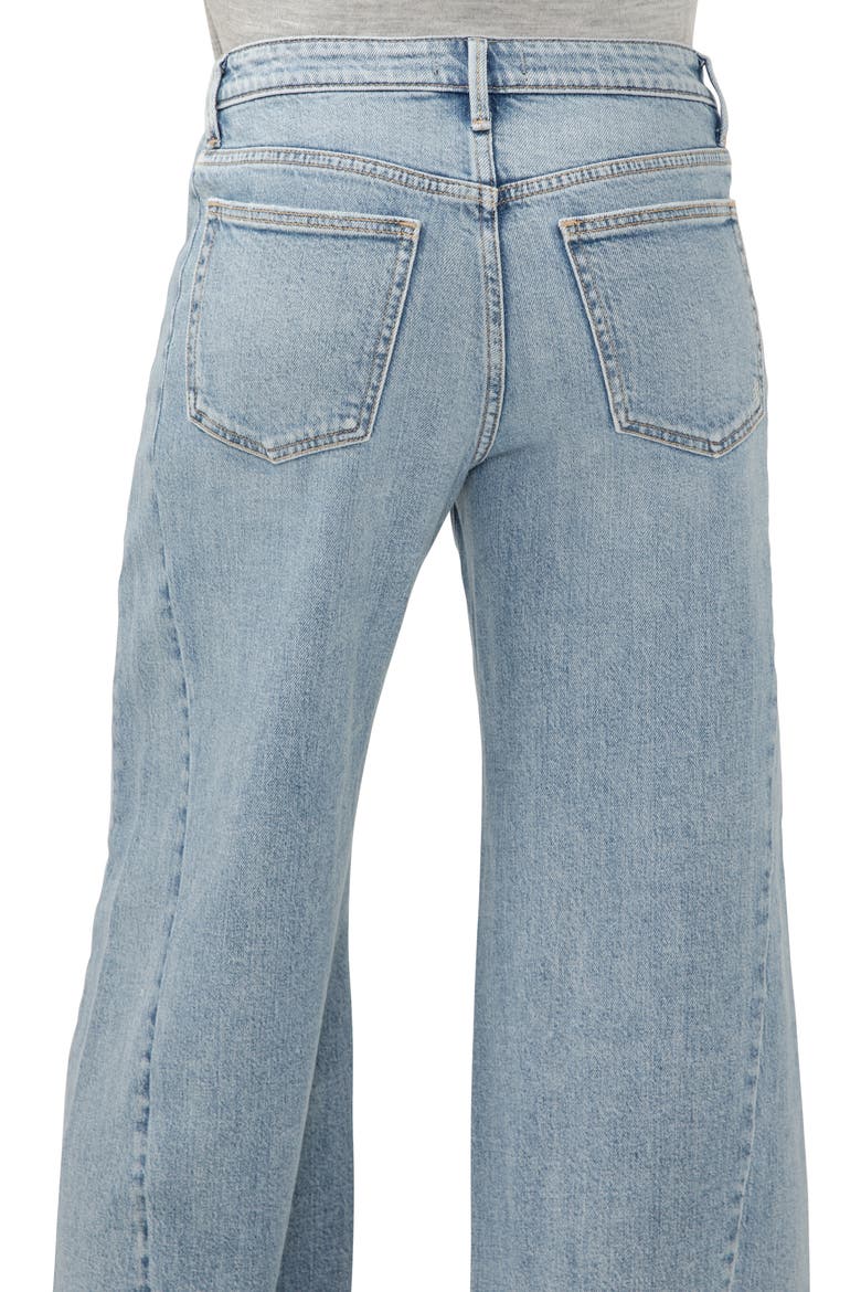 Isbister Raw Hem Ankle Wide Leg Jeans, Alternate, color, MELODY