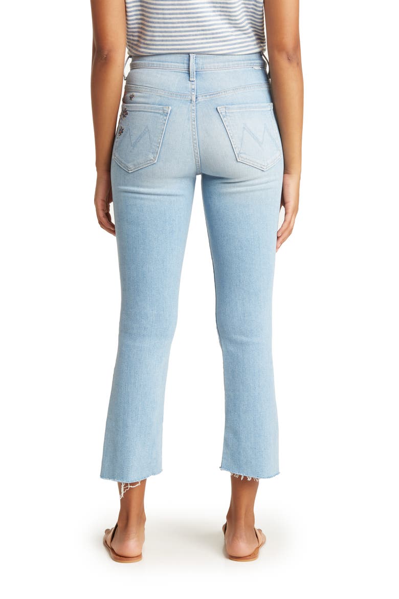 The Insider High Waist Crop Step Fray Jeans, Alternate, color, CRAFTY SIDE