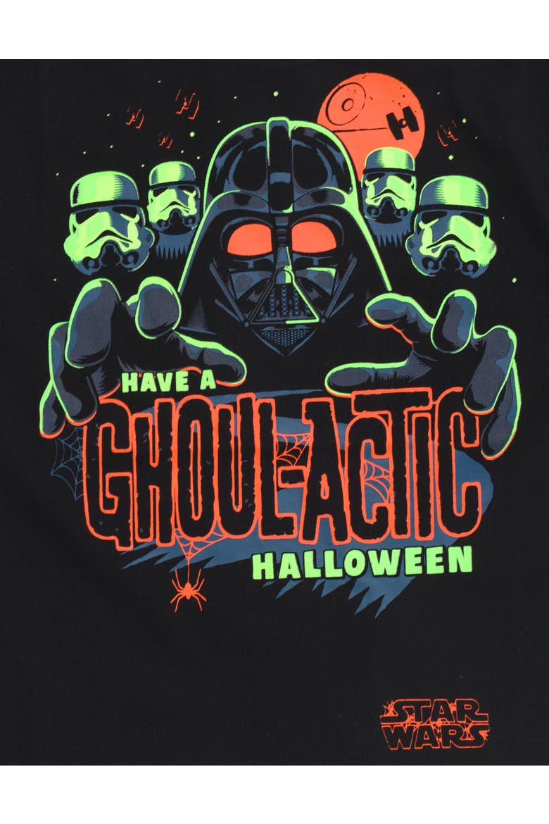 Holiday T-Shirt, Alternate, color, Vader Black