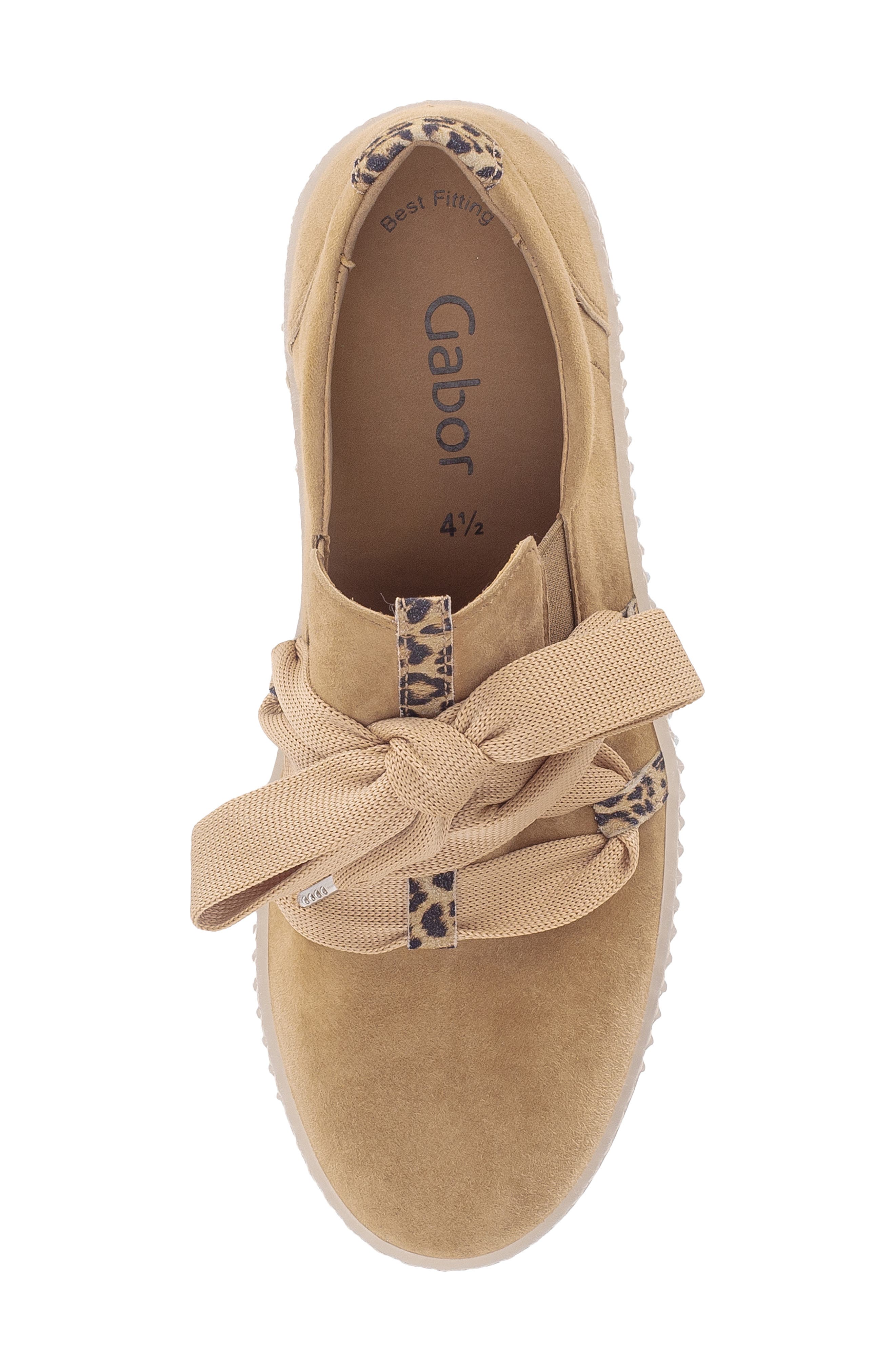 Gabor Lace-Up Sneaker, Alternate, color, Sattel