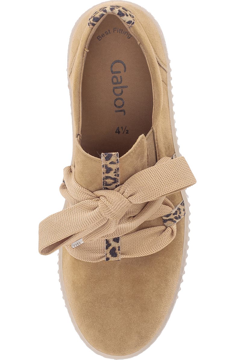 Gabor Lace-Up Sneaker, Alternate, color, Sattel