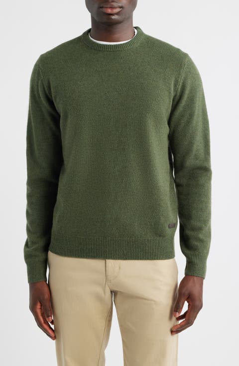 Essential Patch Wool Crewneck Sweater