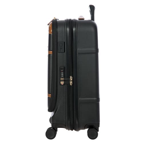 Bric's Bellagio 3.0 21" Carry-on Expandable Spinner W/pocket In Black