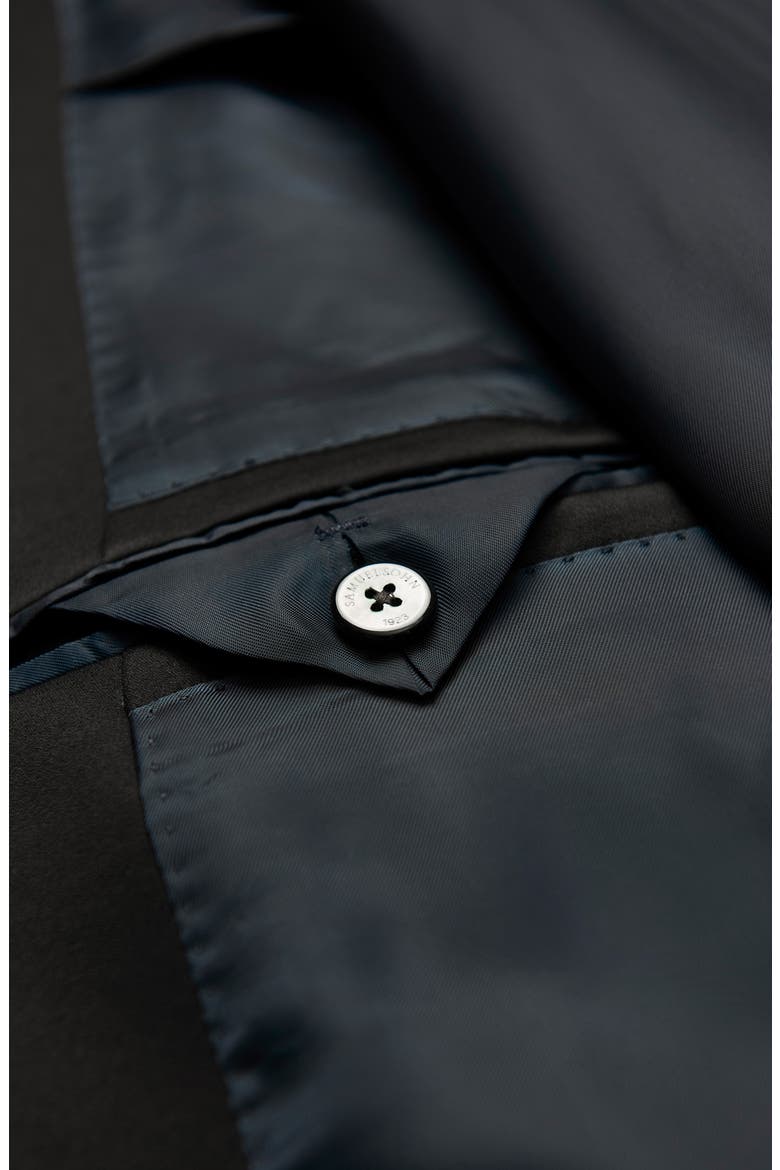 Water Repellent Ice Wool Tuxedo, Alternate, color, NAVY