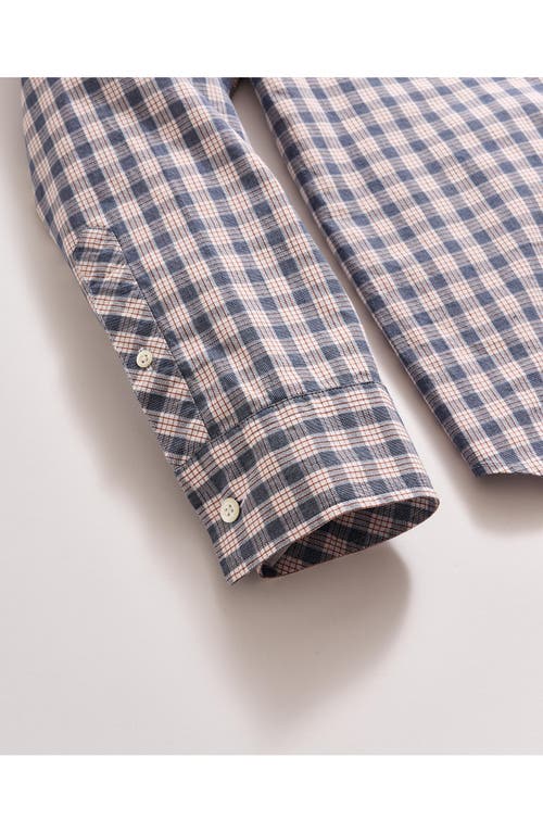 Billy Reid Standard Fit Slub Grid Cotton Button-up Shirt
