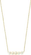EFFY Freshwater Pearl Bar Pendant Necklace