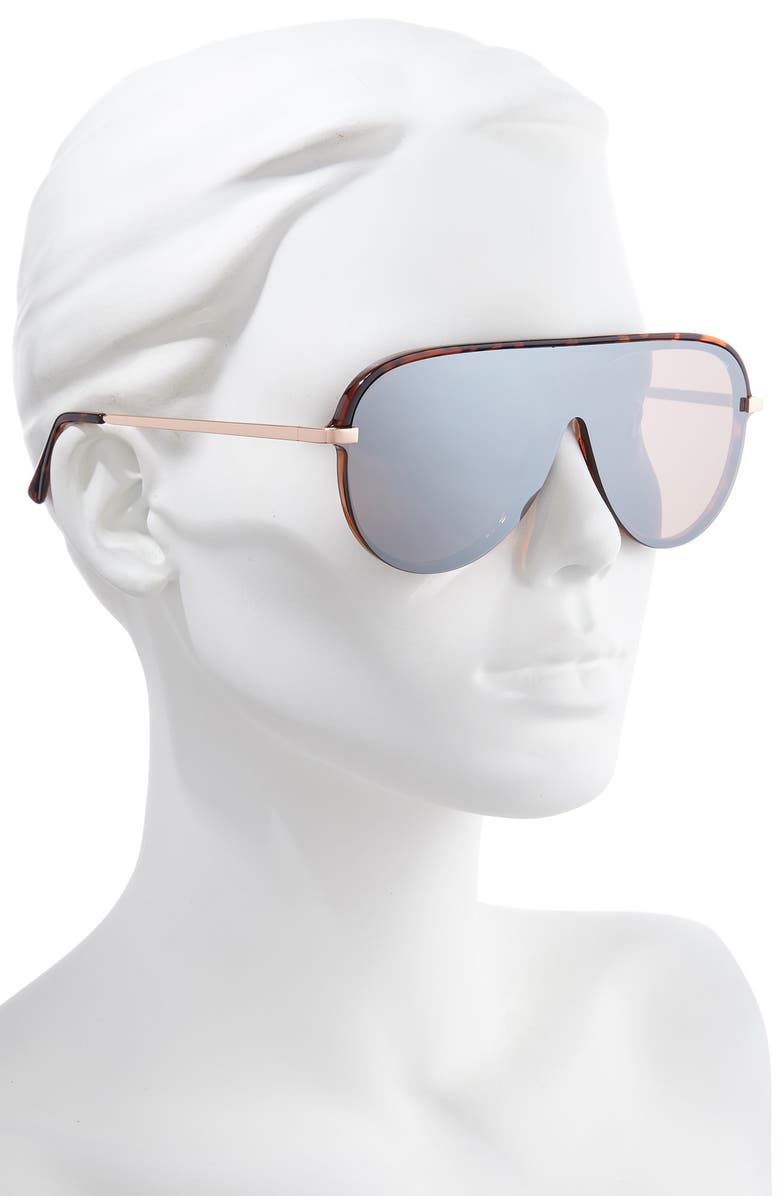 QUAY Australia x JLO Empire 57mm Shield Sunglasses, Alternate, color, 
