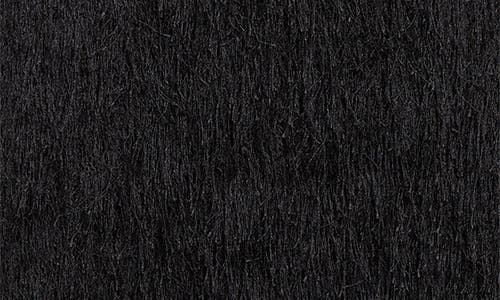 Loulou De Saison Tina Fringed Long-sleeve Mini Dress In Black