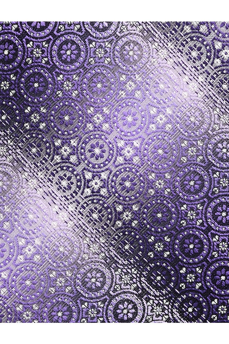 Big & Tall Ombré Medallion Tie, Alternate, color, PURPLE