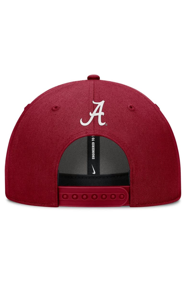 Nike Men's Nike Crimson Alabama Crimson Tide Slanted Primetime Rise Performance Adjustable Hat, Alternate, color, Crimson