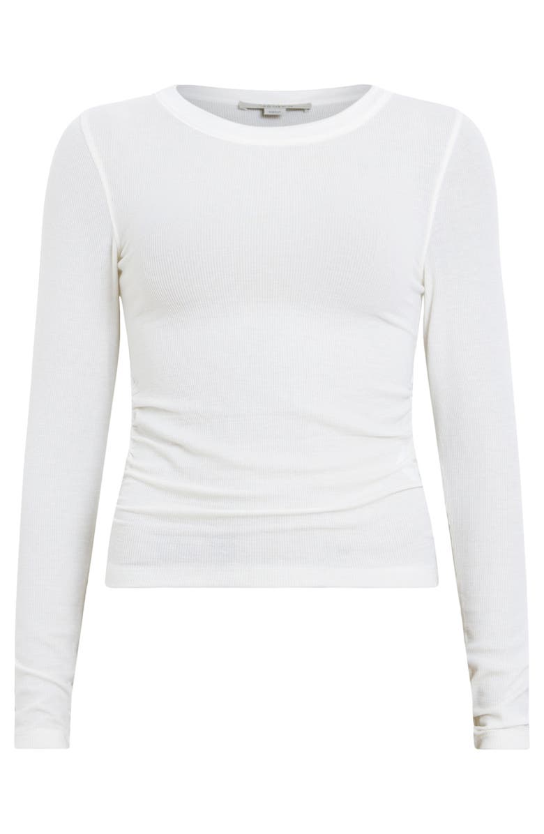 AllSaints Bec Long Sleeve T-Shirt, Alternate, color, Optic White