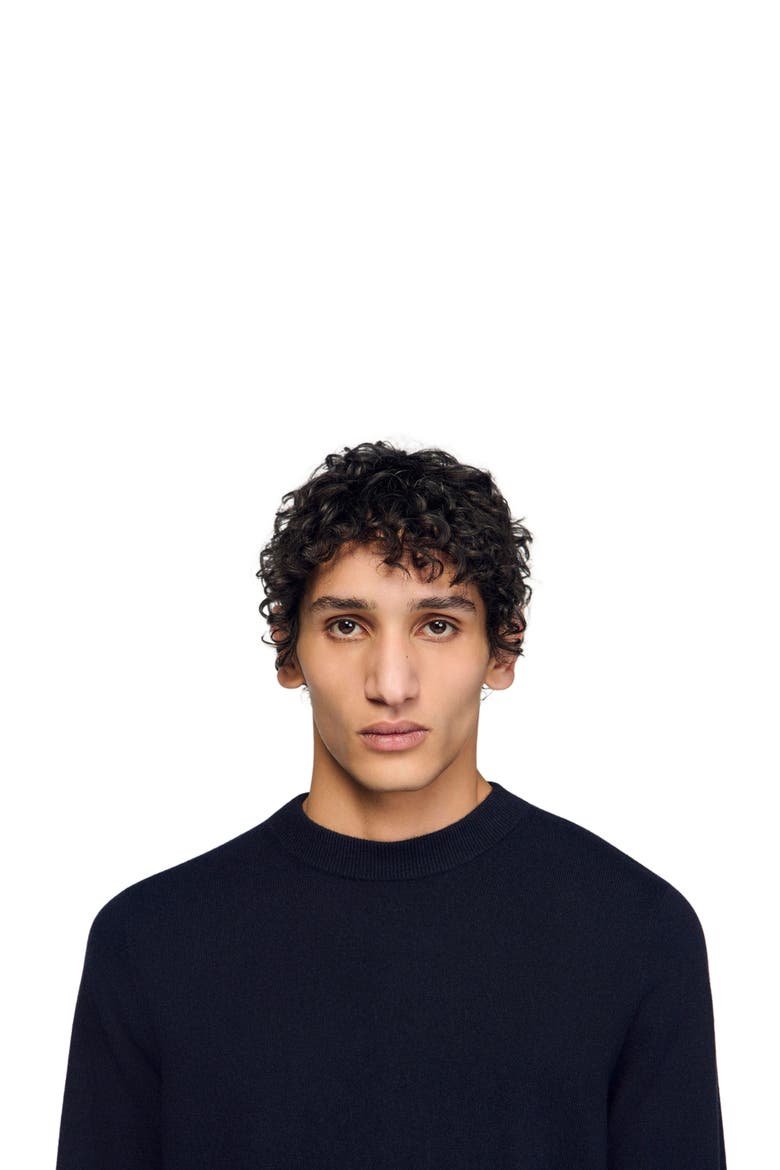 Cashmere sweater, Main, color, NAVY