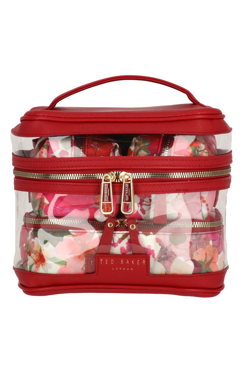 Ted Baker 4-Piece Train Case Set, Alternate, color, 